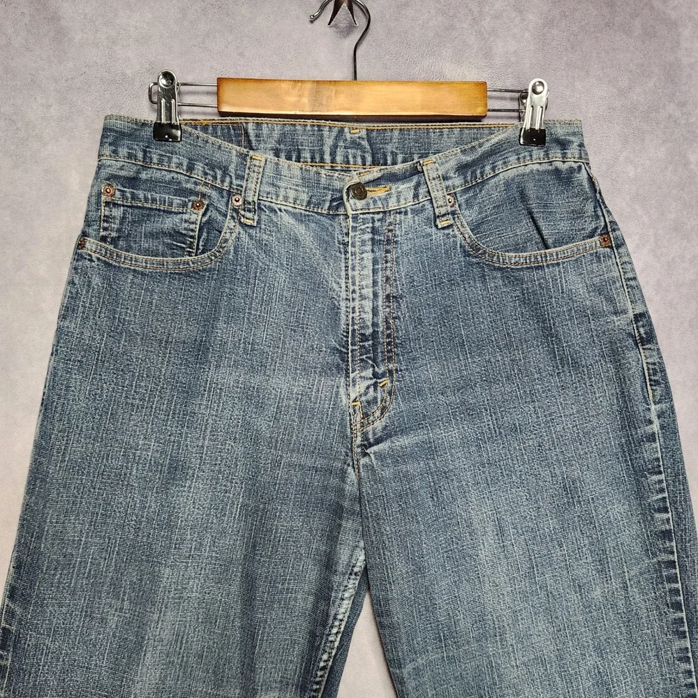 Levis 511 Slim Fit Blue Denim Jeans Mens 34x34 Fits 31x29 Medium Wash